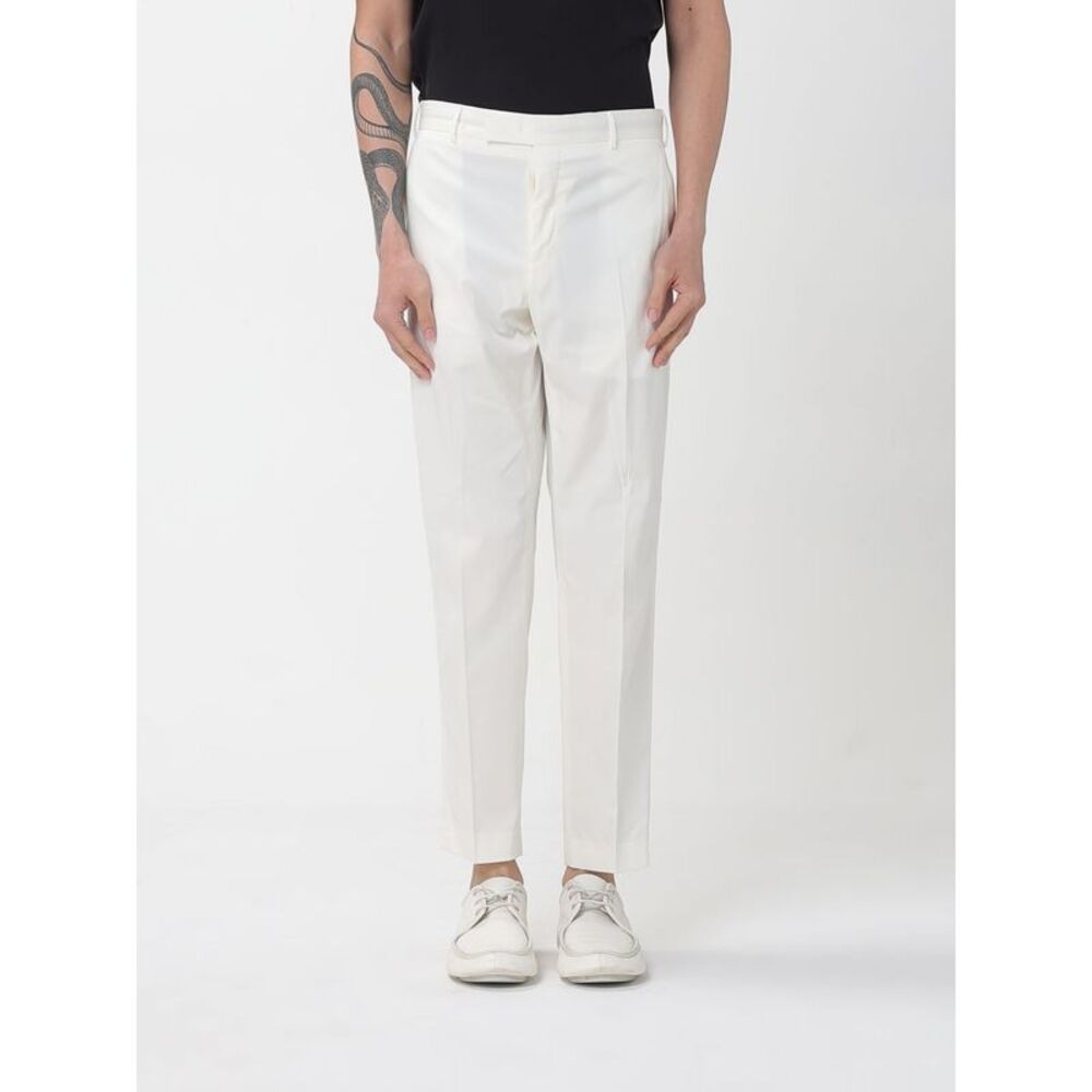 Pt Torino Men Pt Torino Cotton Tailored Trousers